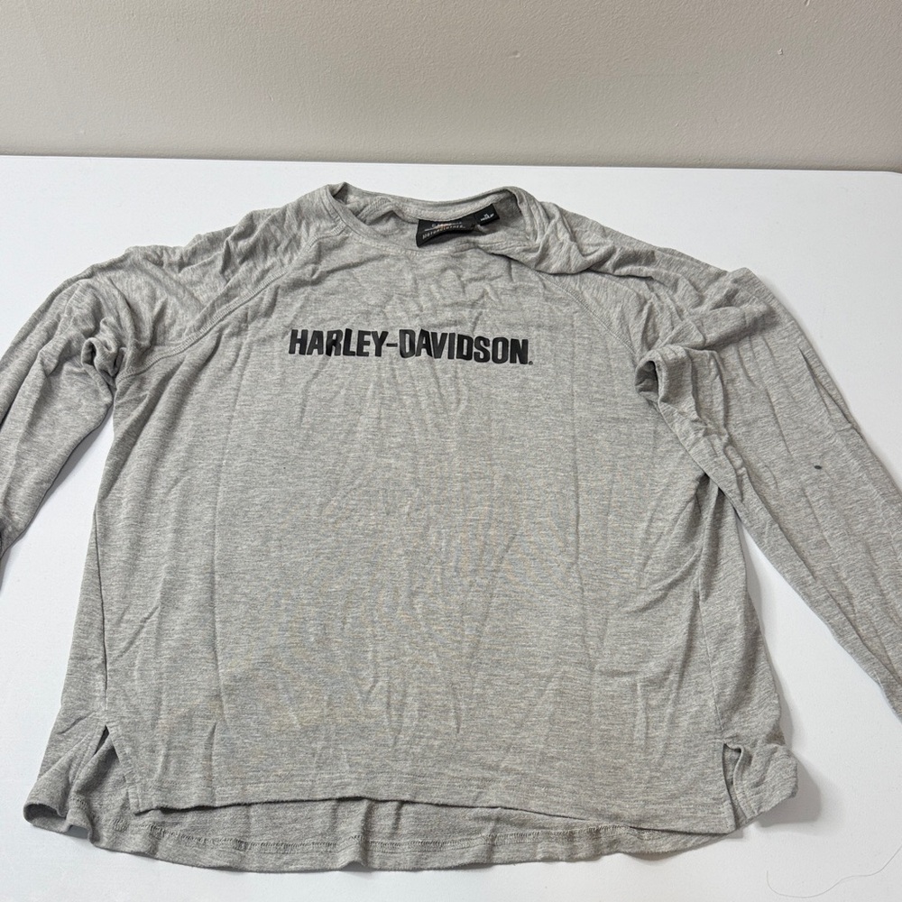 Harley-Davidson Light Gray Long Sleeve Tee
